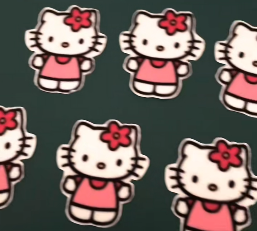 Hello kitty shape tapes