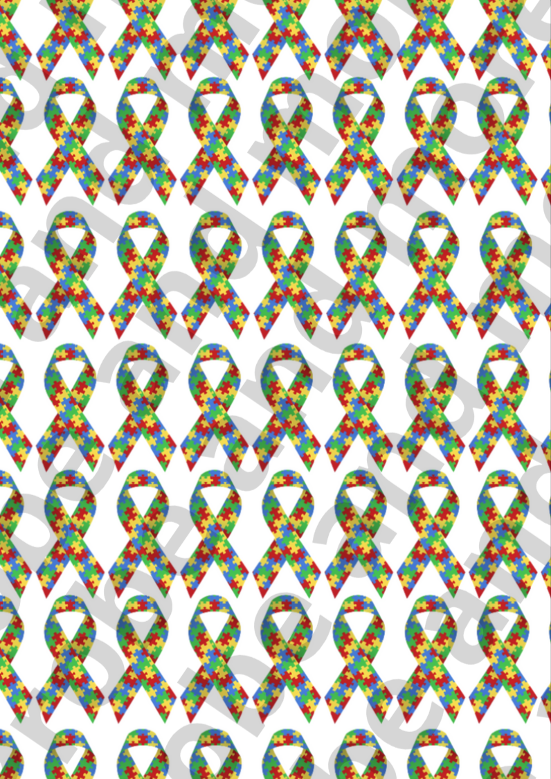 Autism awareness ribbon