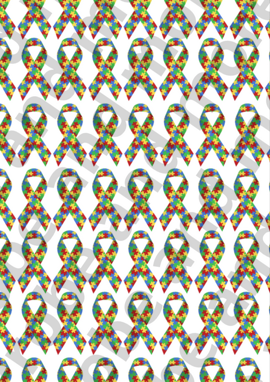 Autism awareness ribbon